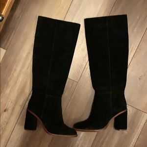 NEW Vince Camuto tall suede boots w/heel
